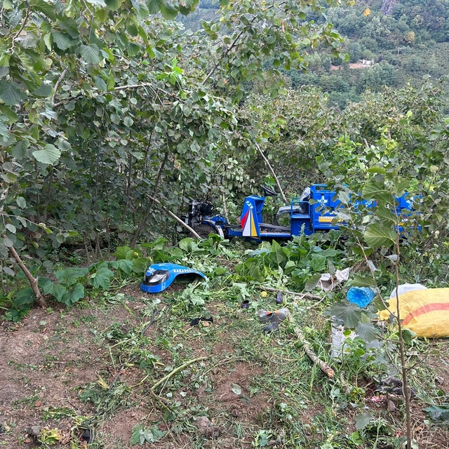 Ordu'da tarım aracının devrildiği kazada 1 çocuk hayatını kaybetti