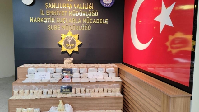 Şanlıurfa'da 29 kilo 650 gram esrar ele geçirildi