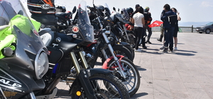 Motosiklet gönüllüleri Büyük Taarruz'u "süvarinin izinden" giderek anıyor