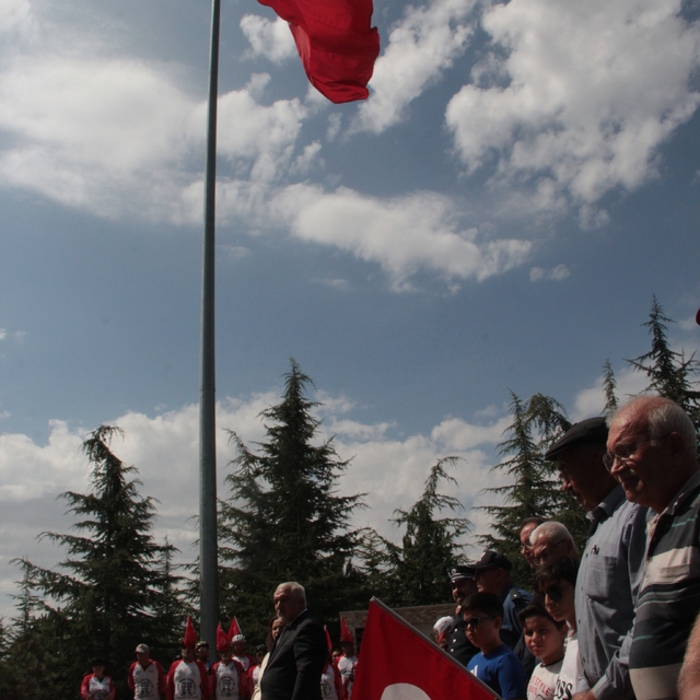 Büyük Taarruz'un 101. yılı dolayısıyla Albay Reşat Çiğiltepe Şehitliği'nde...
