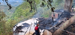 Ordu'da ev yangını