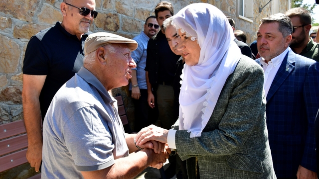 İYİ Parti Genel Başkanı Akşener, Dağıstan Coşkun'un cenaze törenine katıldı