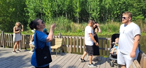 Türkiye'nin tek parça halindeki en büyük subasar ormanı Acarlar misafirleri...