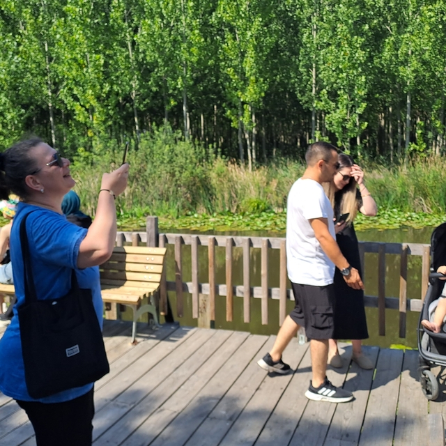 Türkiye'nin tek parça halindeki en büyük subasar ormanı Acarlar misafirleri...