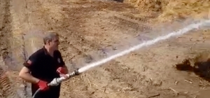 Adana'da tarla yangını