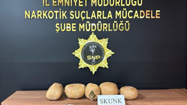 Şanlıurfa'da 12 kilo 350 gram sentetik uyuşturucu ele geçirildi
