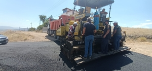 Suşehri'nde asfalt çalışmaları devam ediyor