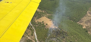 Muğla'da çıkan orman yangınına müdahale ediliyor