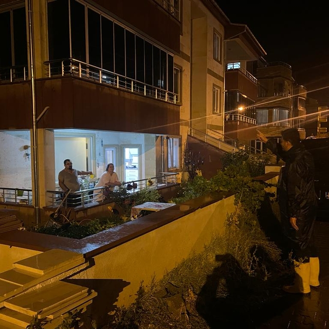 Nevşehir'de kuvvetli yağış sonrası sel meydana geldi
