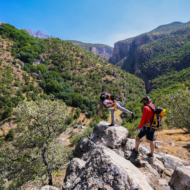 Doğaseverler, Masiro Kanyonu'nda yürüyüş yaptı