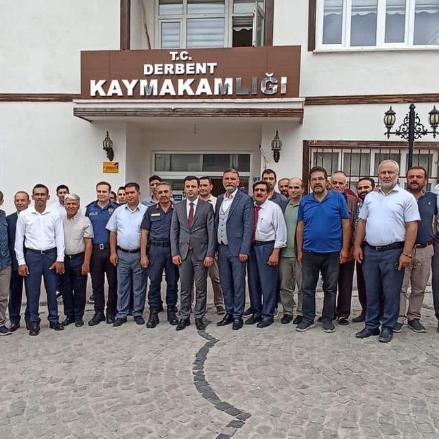 Derbent Kaymakamı Nurullah Kaya'ya fahri hemşehrilik beratı verildi