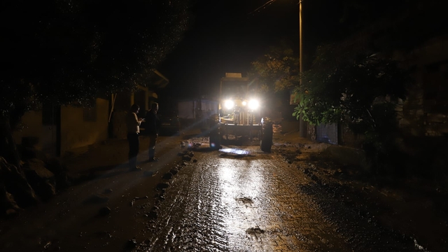 Aydın'da sağanak etkili oldu