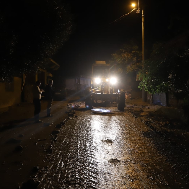 Aydın'da sağanak etkili oldu