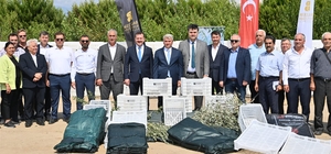 Balıkesir Büyükşehir Belediyesinden zeytin ve incir üreticisine destek