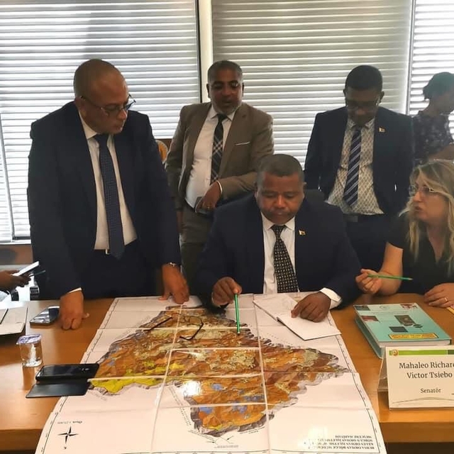 Bursa Orman Bölge Müdürlüğü ve Madagaskar heyeti maden sahalarında inceleme...