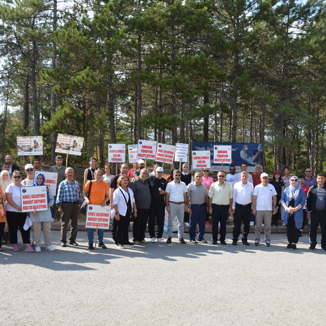 Kahramankazan'da sağlıklı yaşam yürüyüşü düzenlendi