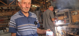 Çorum'un 71 yıllık demir ustası Kazım Keçik "Yaşayan İnsan Hazinesi" listes...