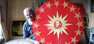 Çankırılı 64 yaşındaki naht sanatı ustası 26 yıldır ahşaba estetik katıyor