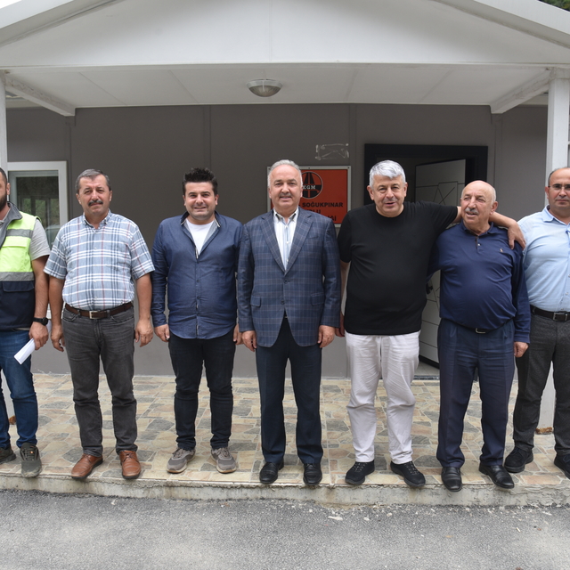 AK Parti Giresun Milletvekili Temür, grup yolunda incelemelerde bulundu