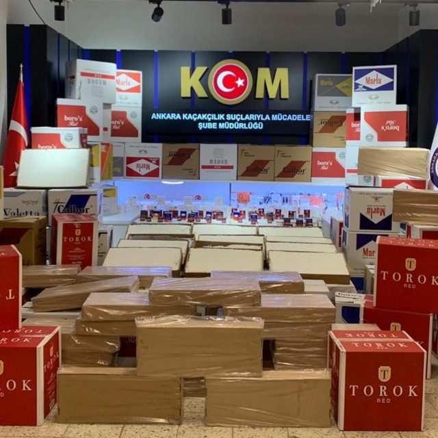 Ankara'da kaçakçılık operasyonlarında 13 kişi gözaltına alındı