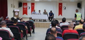 Beşiri'de "okul ve trafik güvenliği" konulu toplantı yapıldı