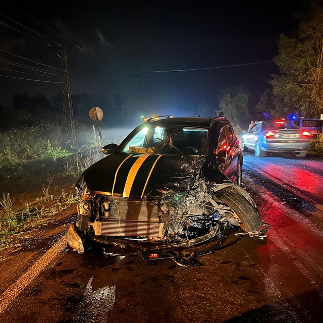 Çarşamba'da trafik kazasında 1 kişi yaralandı