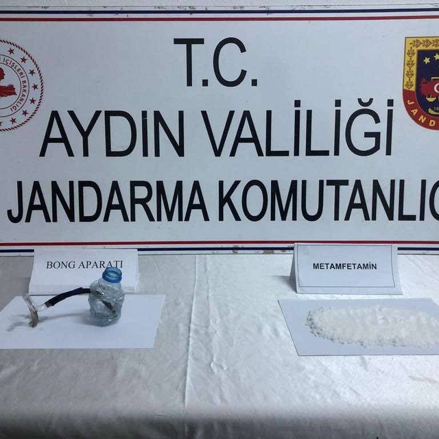 Aydın'da üzerinde uyuşturucu bulunan şüpheli tutuklandı