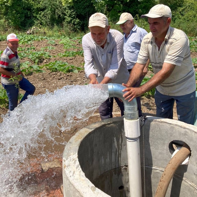 Yenice'nin Çiftlik köyüne 25 yıllık sulama suyu yatırımı