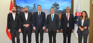 TBB Başkanı Sağkan Ardahan Valisi Çiçek'i ziyaret etti