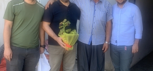 Adana'da okul yöneticileri şehit ailesini ziyaret etti