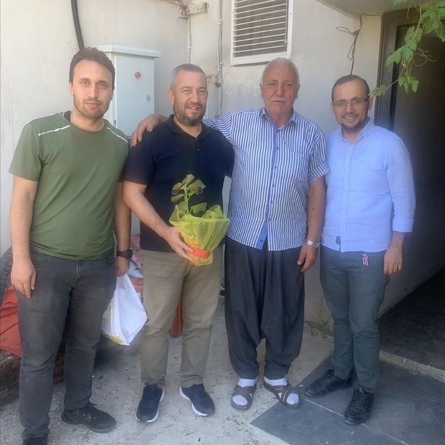 Adana'da okul yöneticileri şehit ailesini ziyaret etti