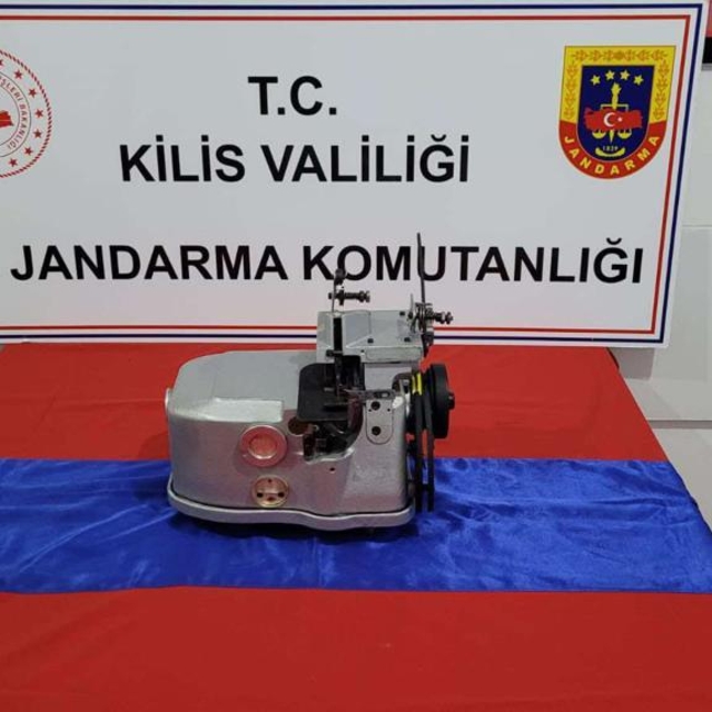 Kilis'te çalınan overlok makinesi Gaziantep'te ele geçirildi