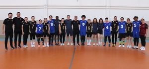 Türkiye ve Fransa'nın golbol milli takımları, Karaman'da ortak kampa girdi