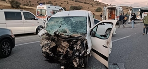 Erzincan'da iki aracın çarpışması sonucu 1 kişi öldü