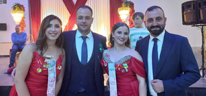 Ordu'da iki kız kardeş, kına gecesini beraber yaptı