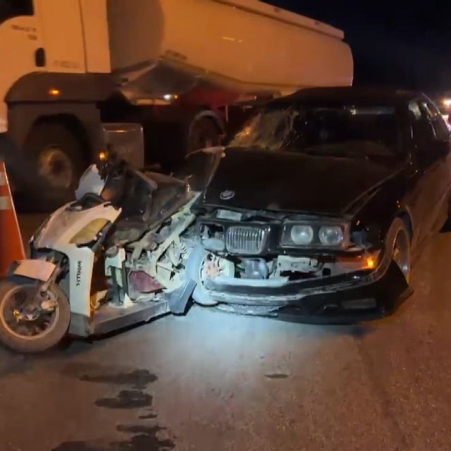 Burdur'da otomobilin çarptığı elektrikli motosikletin sürücüsü öldü