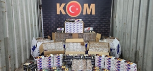 Düzce'de 117 bin 740 doldurulmuş makaron ele geçirildi