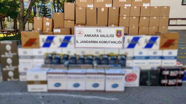 Başkentte sigara kaçakçılığı ve uyuşturucu operasyonu