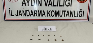Aydın'da 21 gümüş sikke ele geçirildi
