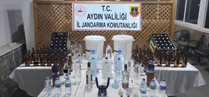 Aydın'da sahte içki imal ettiği öne sürülen 2 şüpheli yakalandı
