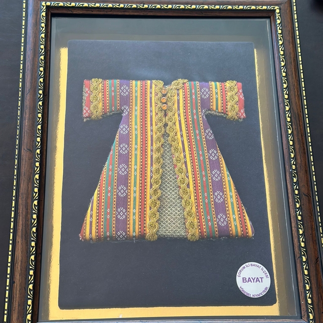 Çorum'da "üç etek minyatür kaftan"a tasarım tescil belgesi verildi