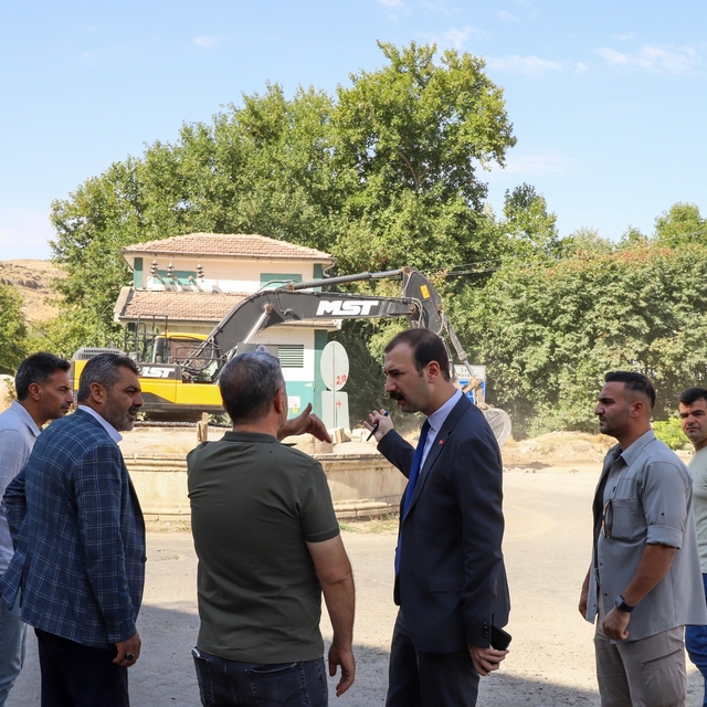 Savur'da altyapı yenileme çalışmaları başladı