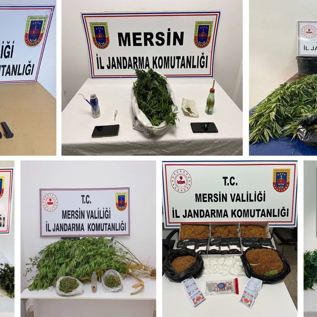Mersin'de uyuşturucu operasyonunda yakalanan 18 şüpheliden ikisi tutuklandı