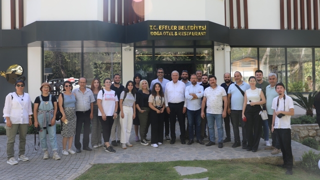 Efeler'deki mesire alanında kurulan turistik tesis açılışa hazırlanıyor