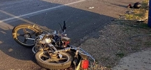 Mersin'de otomobille çarpışan motosikletin sürücüsü öldü