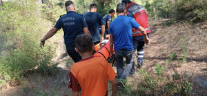 Hatay'da devrilen motosikletin sürücüsü yaralandı