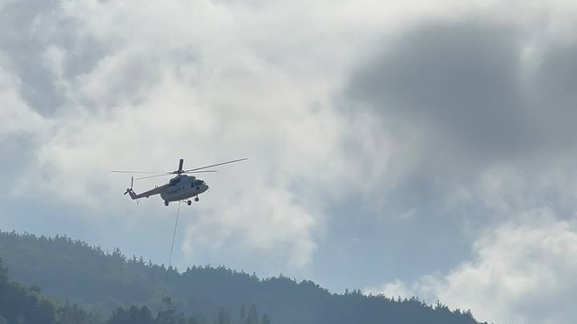 Kastamonu'da otluk alanda çıkan yangın ormana sıçramadan söndürüldü