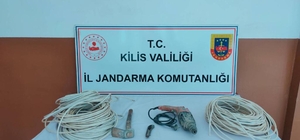 Kilis'te inşaattan hırsızlık yaptığı iddiasıyla yakalanan zanlı tutuklandı