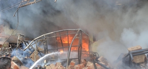 İncir işletmesinde çıkan yangın 4 saatte kontrol altına alındı