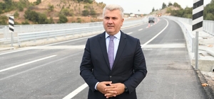 Balıkesir-Dursunbey kara yolundaki Naipler Viyadüğü trafiğe açıldı